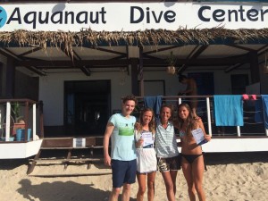 At the end of a perfect PADI Discover Scuba Diving day